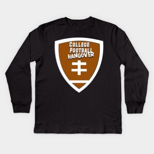 College Football Hangover Logo Kids Long Sleeve T-Shirt